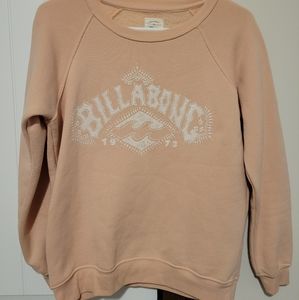 Peach Billabong Crew Cut Sweatshirt